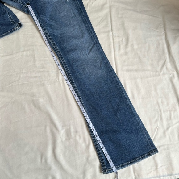 BIG STAR Sweet Boot Ultra Low Rise Bootcut Jeans Medium Wash Size 32R - Picture 10 of 11